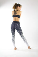 Load image into Gallery viewer, Black &amp; White Tree Sports Leggings - KDesign Fitness
