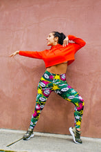 Load image into Gallery viewer, BOOM Green Leggings - KDesign Fitness
