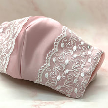 Load image into Gallery viewer, Pink side lace Mask 0312
