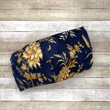Load image into Gallery viewer, Navy Gold Mask 0346

